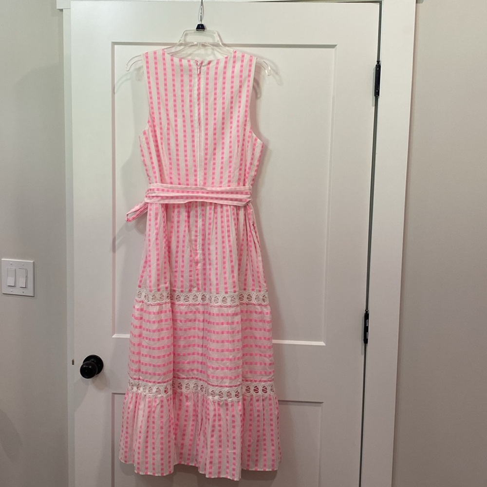 Lily Pulitzer Pink and White Dress - Picture 2 of 4